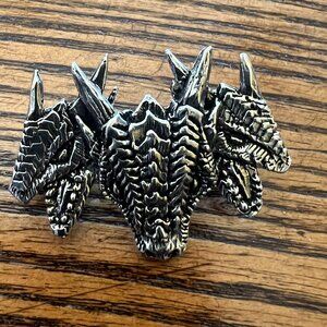 Games of Thrones Silver Dragon Brooch